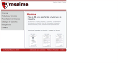 Desktop Screenshot of mesima.com